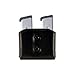 Galco DMC Double Mag Carrier for 9mm, .40, .357 Sig Staggered Metal and Polymer Magazines (Black, Ambi)