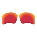 Dynamix Polarized Replacement Lenses for Oakley Flak Jacket XLJ | Easy to Install | Fit Perfectly | Fire Red