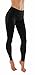 Vesi Star Women's Flexible Exercise Pants (Large, Black L712)