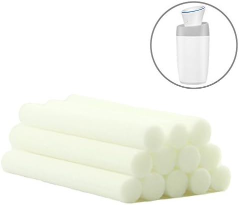 USB Mini Portable Cool Mist Humidifier Filter, USB Humidifier Replacement Cotton Bars, ZELAF [SGS Cert.] 12 Pack 5.3 x 0.27inch Replacement Sponge Wick Filters for USB Desktop Humidifier Diffuser
