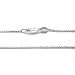 925 Sterling Silver 1MM Box Chain Lobster Claw Clasp 16 inch