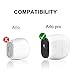 Silicone Skins Cover Protective Skin for Arlo Pro, Arlo Pro 2 Smart Security Wire-Free Cameras 3 Pack (Black)