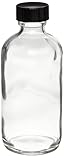 Wheaton W216815 Boston Round Bottle, Clear