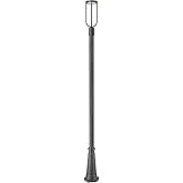 Z-Lite 5005PHM-519P-BK-LED Leland Outdoor Post, 1-Light 12 Watts, Sand Black