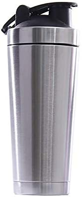 STBOTTLE Protein Shaker Bottle Stainless Steel Insulated Water Bottle with Blender Ball-Double Walled BPA Free Shaker Cup