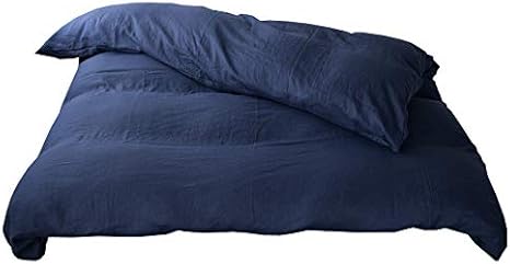 Amazon 掛け布団カバー 麻 100 セミダブルサイズ 170x210cm インディゴネイビー リネン 日本製 おしゃれ 掛布団カバー 掛けカバー 北欧 洗いざらし フレンチリネン 洗える シーツ スリープテイラー リーナ 掛けふとんカバー オンライン通販