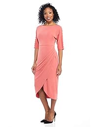 Maggy London - Sábana para mujer, diseño de crepes, multicolor