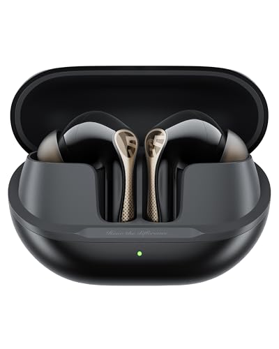 SoundPEATS Air5 Pro+ Hifi Wireless Earbuds with 55dB Adaptive Hybrid ANC, xMEMS & Aptos Class-H Amplifier, LDAC & aptX Lossless Bluetooth Earphones, Hi-Res Audio, Qualcomm Snapdragon Sound, APP
