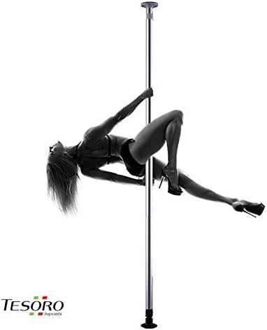 Tesoro Higt Qality Professional 50mm Portable Dance Pole Kit Stripper Exercise Fitness Club Party w/ Bag