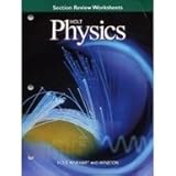 Amazon.com: Physics: Problem Workbook (Holt Physics) (9780030573378