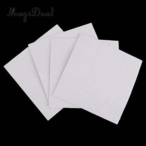 DecorFav 4 Sheet 1.5mm Double Sided Adhesive Foam Pads Sticky Fixers for Card Making