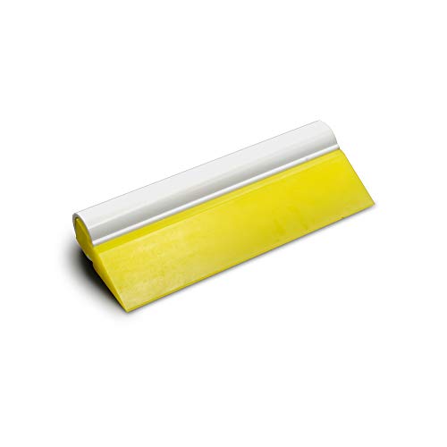 YUNPENG Vehicle Rubber Vinyl Squeegee with Handle Soft Tube for Car Vinyl Scraper/Window Tint Film/Home Water Blade/Decal Wrap Tool9 (Yellow)