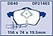 EBC Brakes DP21483 Greenstuff 2000 Series Sport Brake Pad