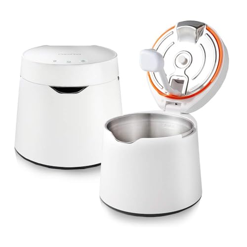 Carepod One Stainless Steel Humidifier for Large Room, Quiet & Safe for Baby, Only 3 Washable Parts & Easy to Clean, Ultrasonic Cool Mist Humidifiers for Bedroom, Filter-Free, Lasts 30Hrs (1Gal/4L)
