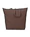 Liberty Bags Recycled Large Tote With Zipper (Brown) (One)