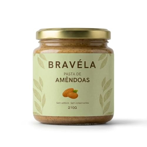 Pasta Nuts De Amêndoas 210g Pura 100% Natural Sem Açúcar