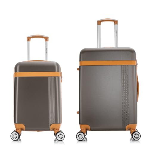 Kit de malas de viagem P/M Bruges Swiss Move Marrom