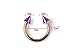 Imixlot 20pcs 16 Gauge Taper Horseshoe Ring Spike Ear Nose Nipple Lip Eyebrow Tongue Ring Body Piercing