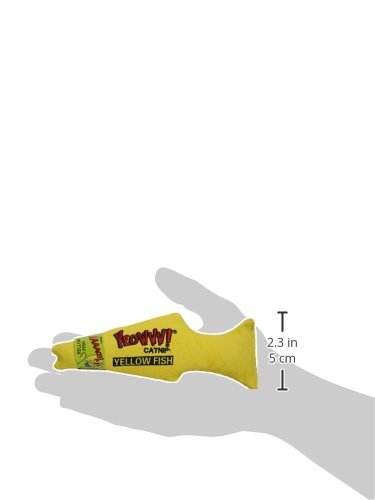 Yeowww! Catnip Toy, Yellow Fish