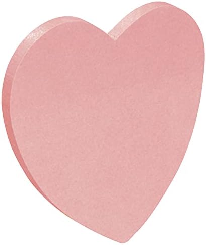 Danubio 7562001pl de 16 Notas Adhesivas, corazón, 1 x 50 hojas, color rosa claro