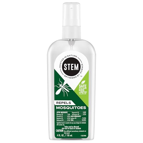 STEM REPELS MOSQUITOES: MOSQUITO REPELLENT SPRAY WITH BOTANICAL EXTRACTS; 4 FL OZ (PACK OF 1)