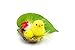 Easter Chicks, Fluffy Yellow Small Cute Easter Chenille Chicks and Egg in Nests, 12 Sets(Style 2)