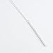 LittleB Vertical Bar Pendent Necklace Silver Decorative Long Necklaces Chain Prom Jewelry for Women and Girls (Silver)