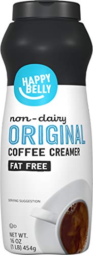 AMAZON SAVER, POWDERED NON-DAIRY ORIGINAL COFFEE CREAMER, FAT-FREE, 16 OZ