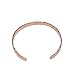 John S. Brana Hammered Copper Cuff Bracelet - Lightweight - 100% Uncoated Solid Copper