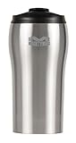Dexam Mighty Mug Solo 'the mug that won't fall over' Thermos in Stainless Steel, 11.8 floz