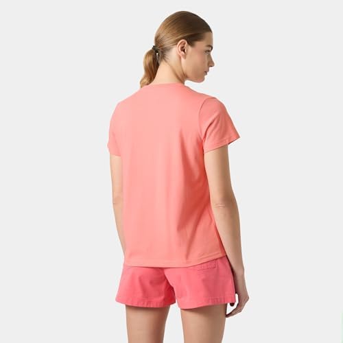 Maglietta con Il Logo W HH 3.0 Donna, Mandorla Corallo, S