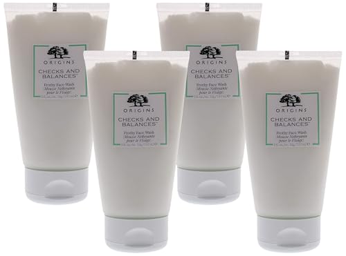Origins Checks and Balances Frothy Face Wash, 5 Fl Oz (Pack of 4)