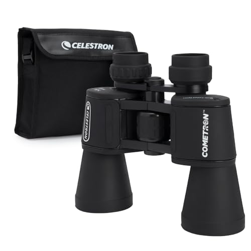Celestron 71198 Cometron 7x50 Porro Prism Binoculars, Black