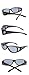 DUCO Wraparound Fitover Glasses Polarized Wear Over Sunglasses for Men Women UV Protection Sun Glasses Driving 8953 (M Size Black Frame Gray Lens)