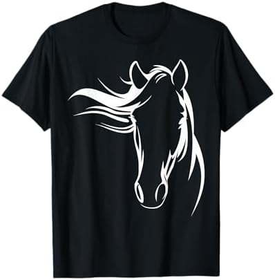 Amazon.com: Horse Vintage Design - Horse Print T-Shirt Small