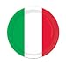 Red, White & Green Plates   (8/Pkg) primary
