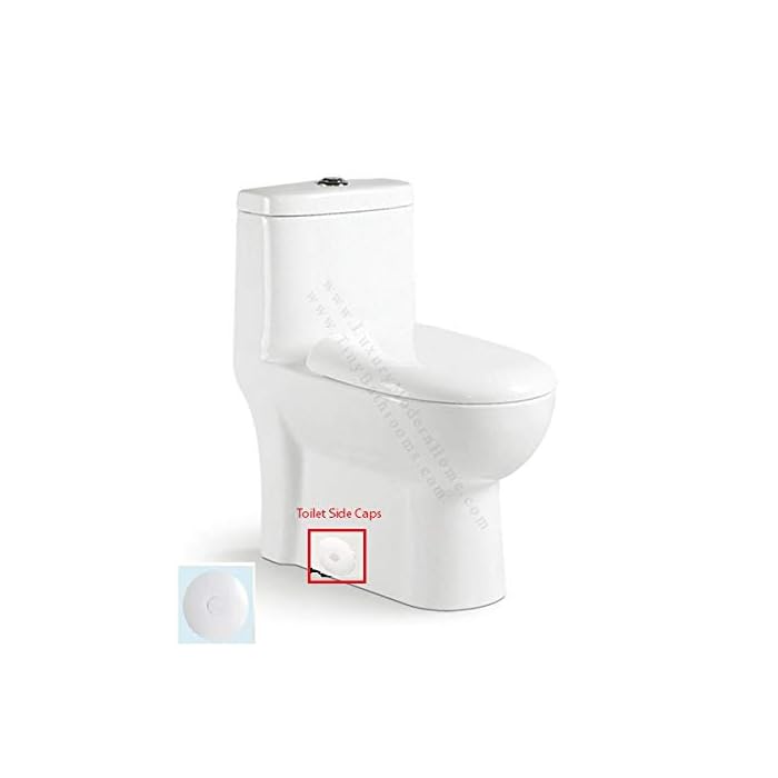 Buy JULIUS TOILET 24" long x 14.25" wide x 27" high inch One Piece Short Compact Bathroom Tiny