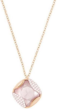 Swarovski Heap Pendant, Pink, Rose Gold Plating