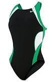 Nike Girls' Team Color Block Power Back Tank Swimsuit