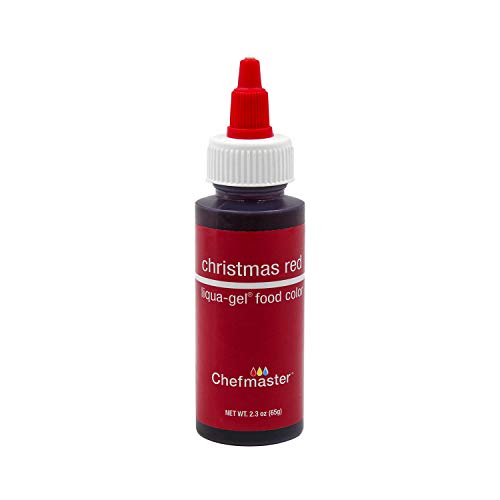 Chefmaster by US Cake Supply 2.3-Ounce Liqua-Gel Cake Food Coloring Christmas Red - Thumbnail 3