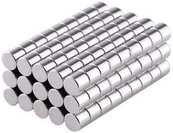 Photo 1 of 100 Pieces 6x5mm Small Fridge Magnets for Crafts Refrigerator Whiteboard Kitchen Office Magnet