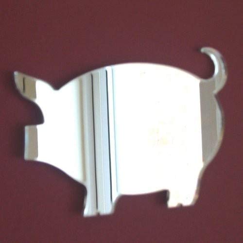 Sendmeamirror Pig Mirror 33cm x 30cm