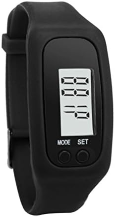 OUBAO Digital LCD Run Step Walking Distance Calorie Counter Watch (Black)