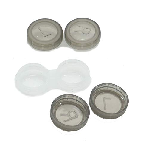WEFOO 15 Pack Colourful Contact Lens Box Holder Container Case Soak Storage Eyecare Kit