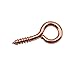 MonkeyJack Mini Screw Eye Pins Bail Peg for Jewelry DIY Pack of 50 - Rose Gold