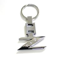 iJDMTOY Chrome Finishing Letter Z Key Chain Ring For Nissan 240ZX 280ZX 300ZX 350Z 370Z Z Car