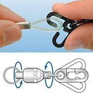 Escape-Proof Snap Swivels - Suits 150 lb. - 6 Pk.