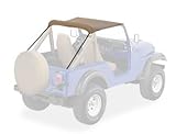 Bestop 52507-04 Tan Traditional Bikini Top for 1976-1983 CJ-5