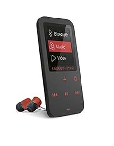 Energy Sistem MP4 Lecteur MP4 Energy Sistem 16Go Bluetooth - Radio FM MicroSD 128Go Gris Lecteur Musique Sans Fil écran IPS