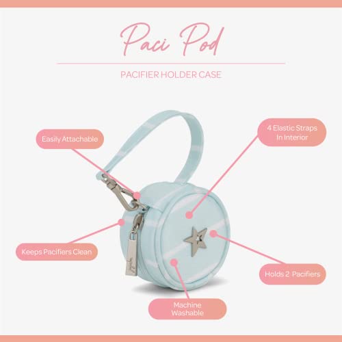 JuJuBe Paci Pod Pacifier Holder, Clip Binky to Diaper Bag or Stroller